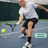 Tennis Socks - Black 4 pairs