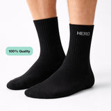 Tennis Socks - Black 4 pairs