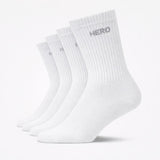 Tennis Socks - White 4 pairs