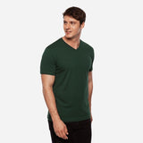 V-Neck Heather Olive