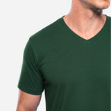 V-Neck Heather Olive