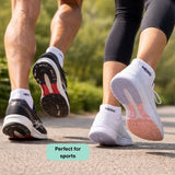 Sports Low Socks - White 4 pairs