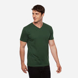 V-Neck Heather Olive